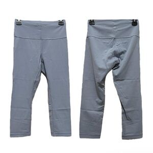 lululemon wunder train high rise crop 21" size 8